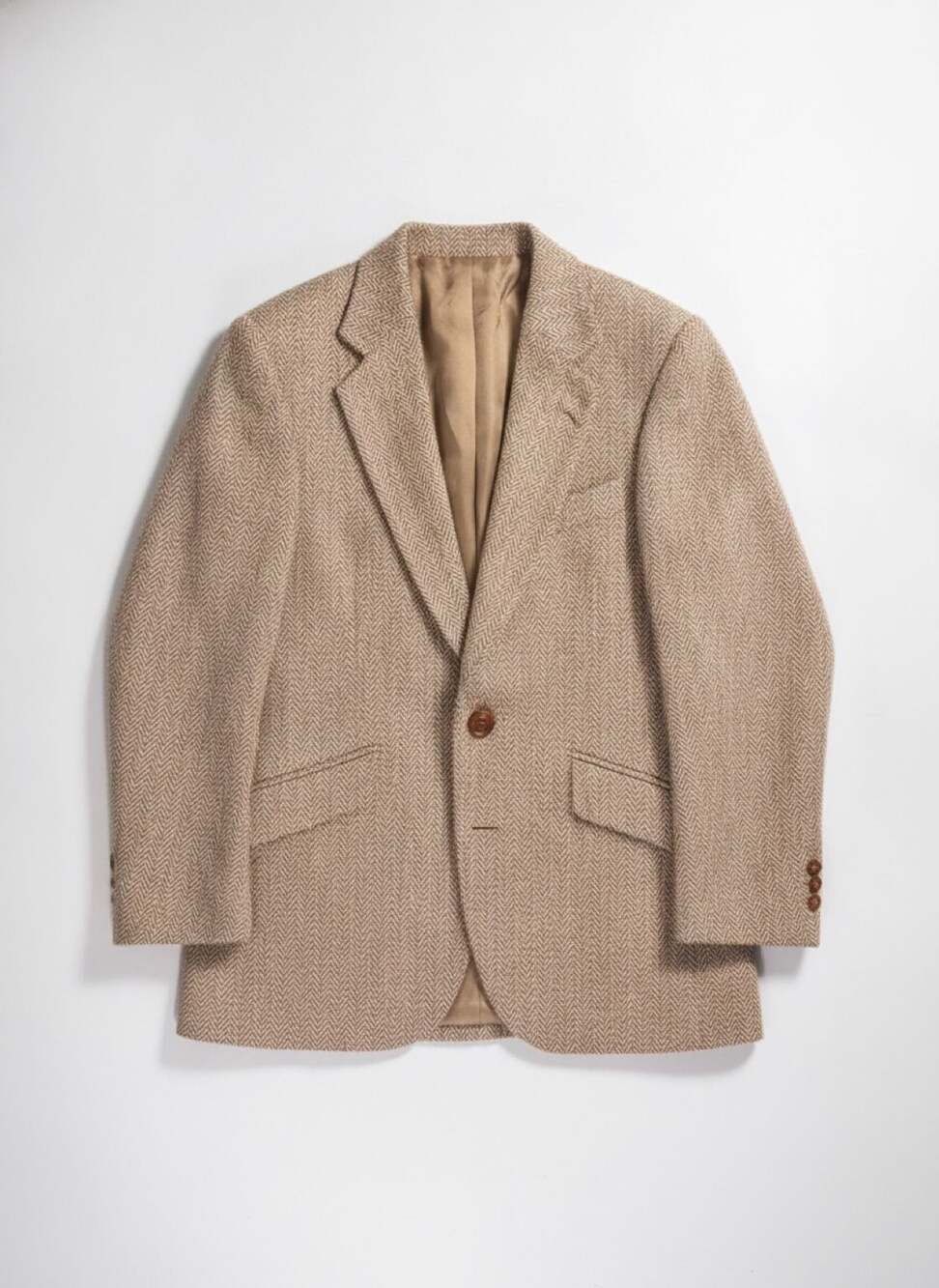 Vintage Harris Tweed Herringbone Sport Coat Jacket